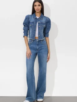 Alice and Olivia LANA DENIM JACKET