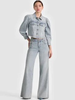 Alice and Olivia LANA DENIM JACKET