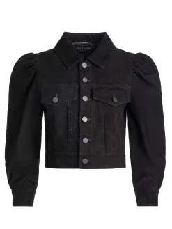 Alice and Olivia LANA SUEDE JACKET