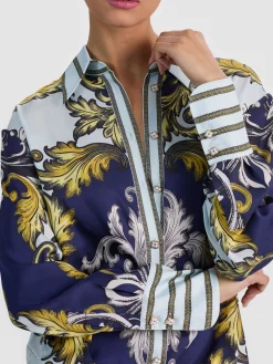 Alice and Olivia LANE OVERSIZED BUTTON DOWN