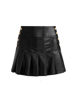 Alice and Olivia LANNA VEGAN MINI SKIRT