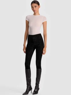 Alice and Olivia LENNOX SUEDE LEGGING