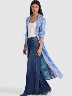 Alice and Olivia LEVINE DOUBLE BREASTED COAT