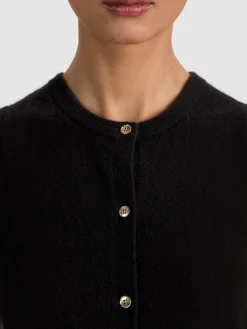 Alice and Olivia LOLY BUTTON FRONT CASHMERE VEST