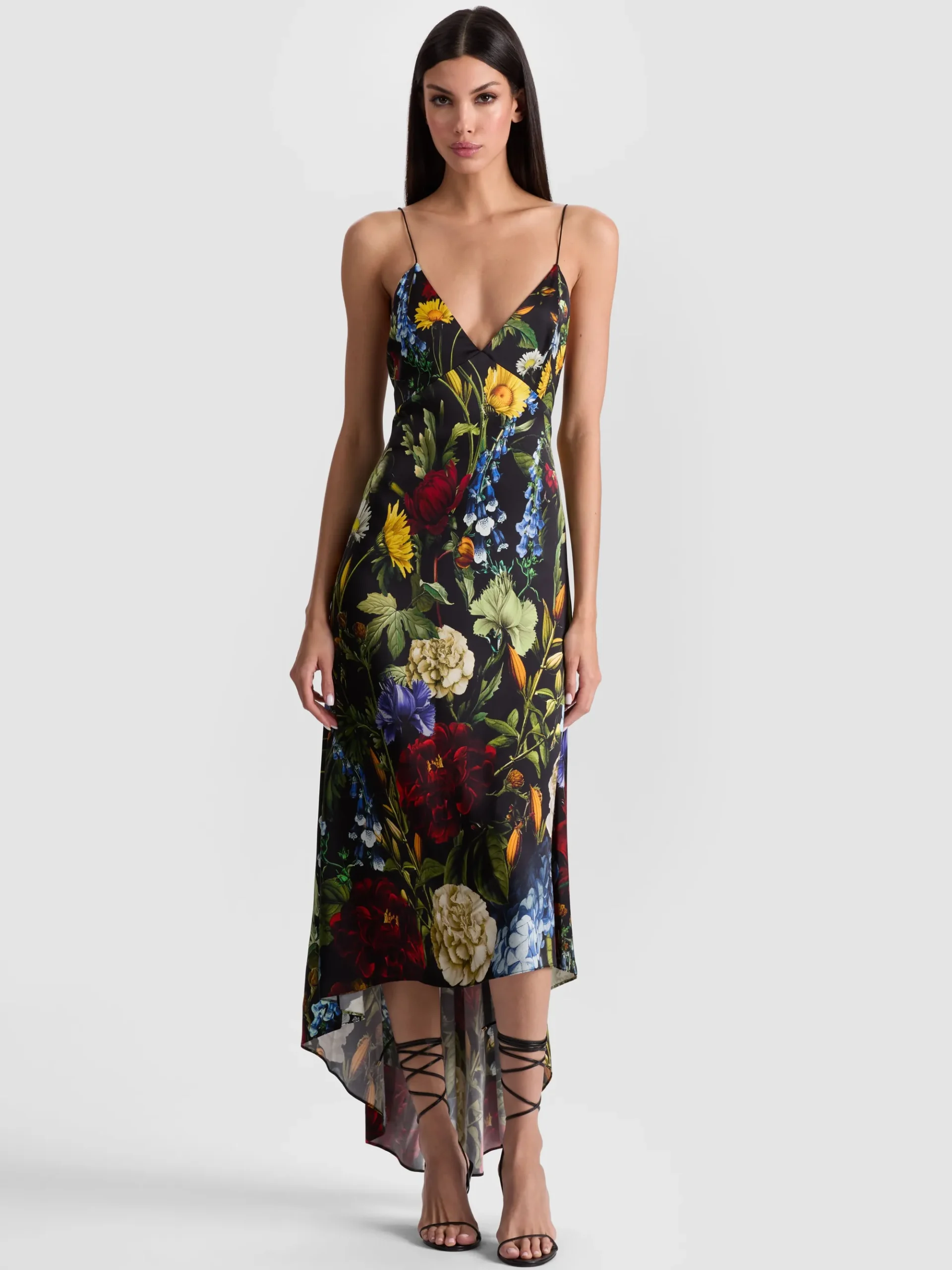 Alice and Olivia LUCIANA SLIP DRESS