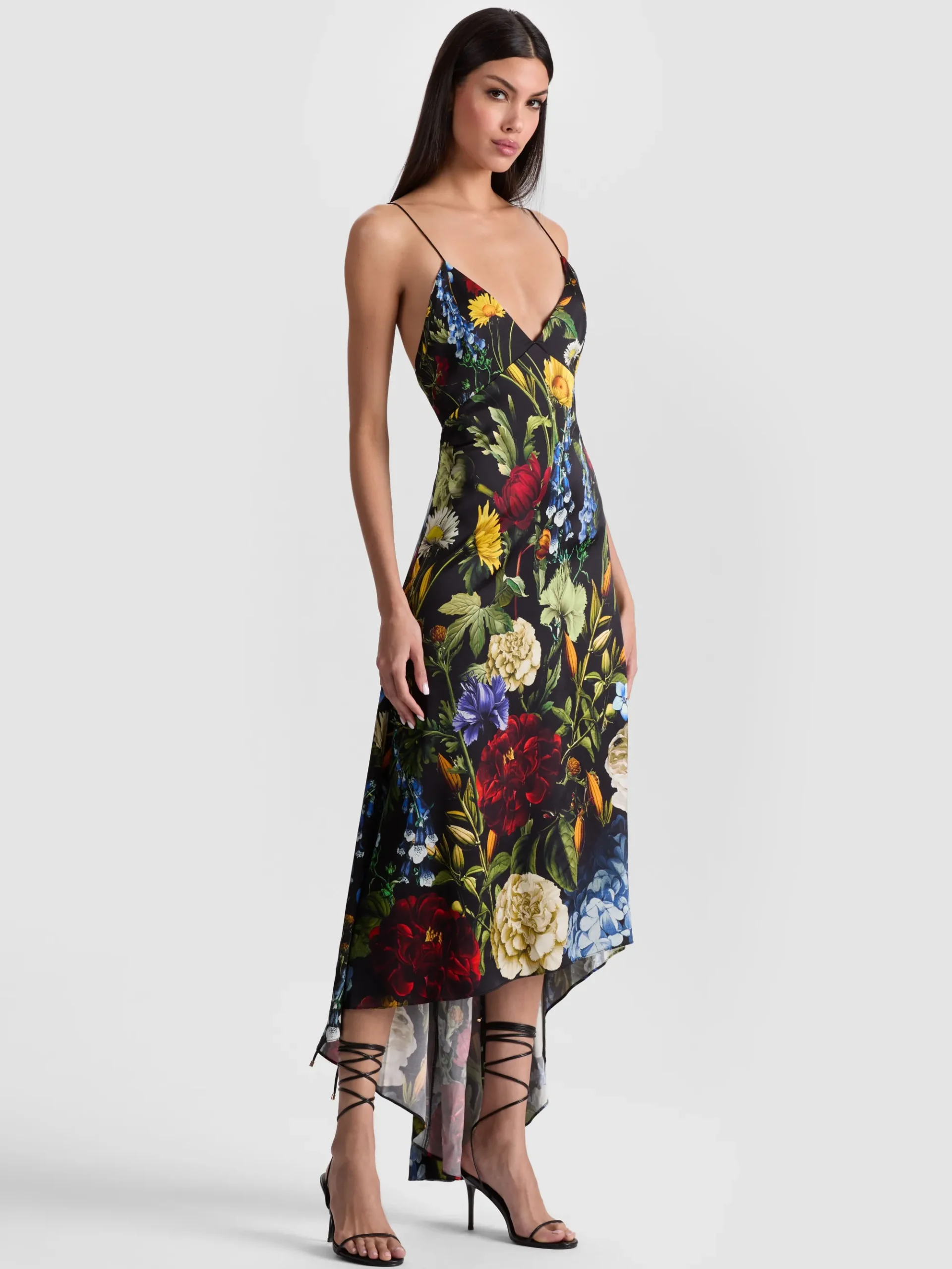 Alice and Olivia LUCIANA SLIP DRESS