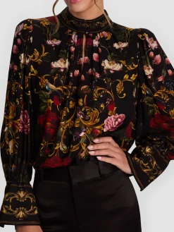 Alice and Olivia MARION BLOUSE