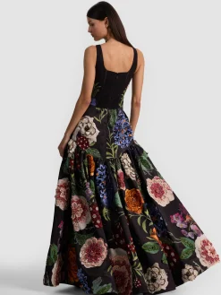 Alice and Olivia MAXINE EMBELLISHED GOWN