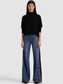 Alice and Olivia MELIE CASHMERE PULLOVER