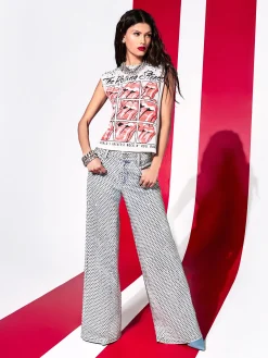 Alice and Olivia MICAH MUSCLE TANK