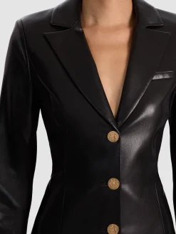 Alice and Olivia MICHELLE VEGAN BLAZER DRESS