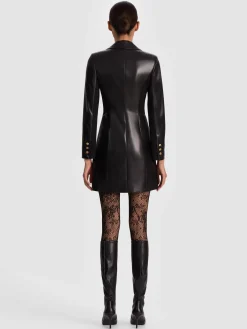 Alice and Olivia MICHELLE VEGAN BLAZER DRESS
