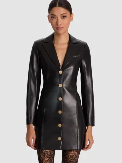 Alice and Olivia MICHELLE VEGAN BLAZER DRESS