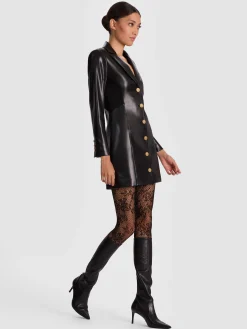 Alice and Olivia MICHELLE VEGAN BLAZER DRESS
