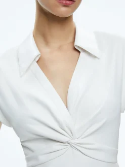 Alice and Olivia MILA VEGAN MINI DRESS