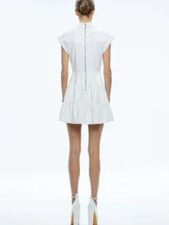 Alice and Olivia MILA VEGAN MINI DRESS