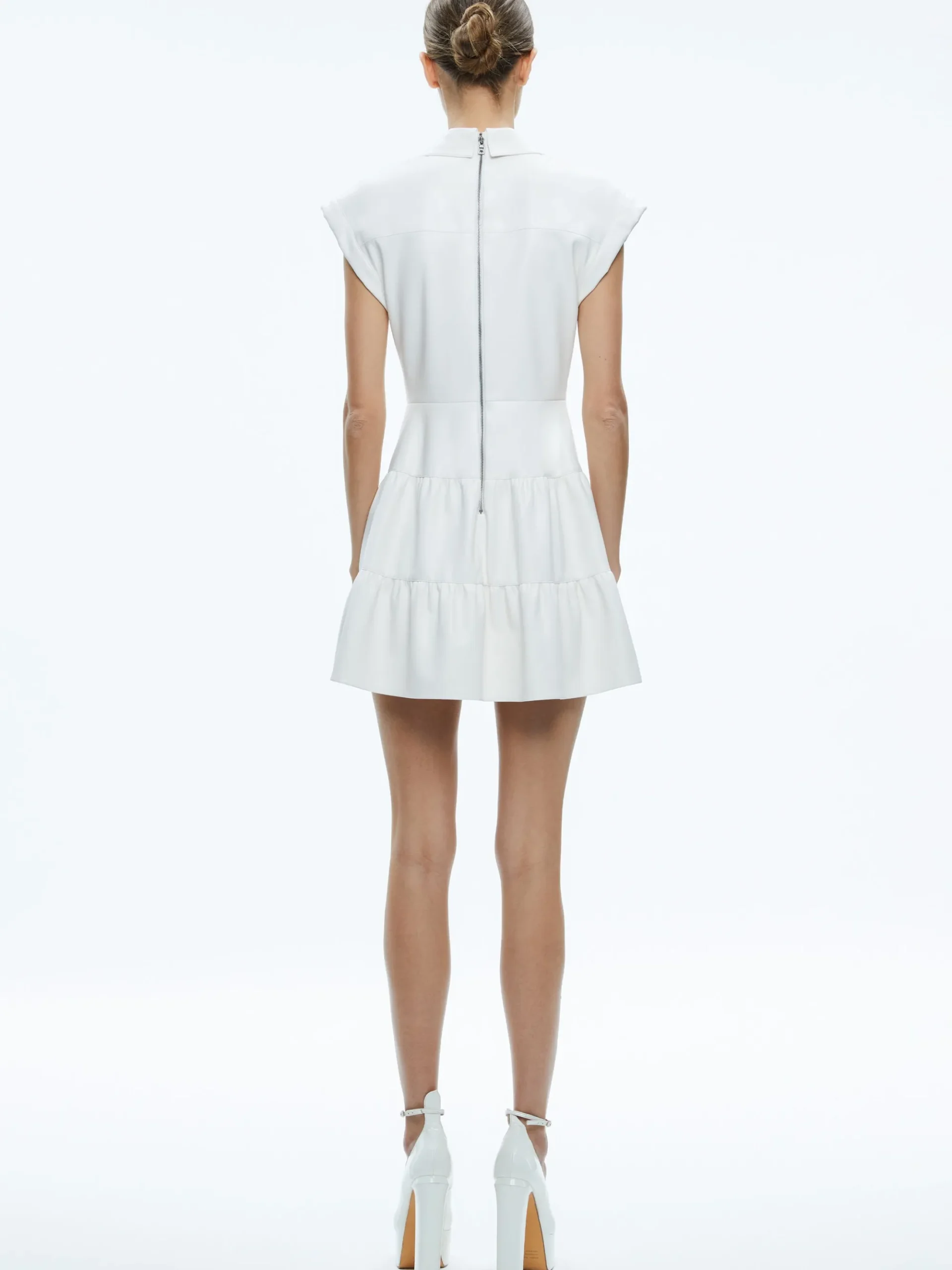 Alice and Olivia MILA VEGAN MINI DRESS