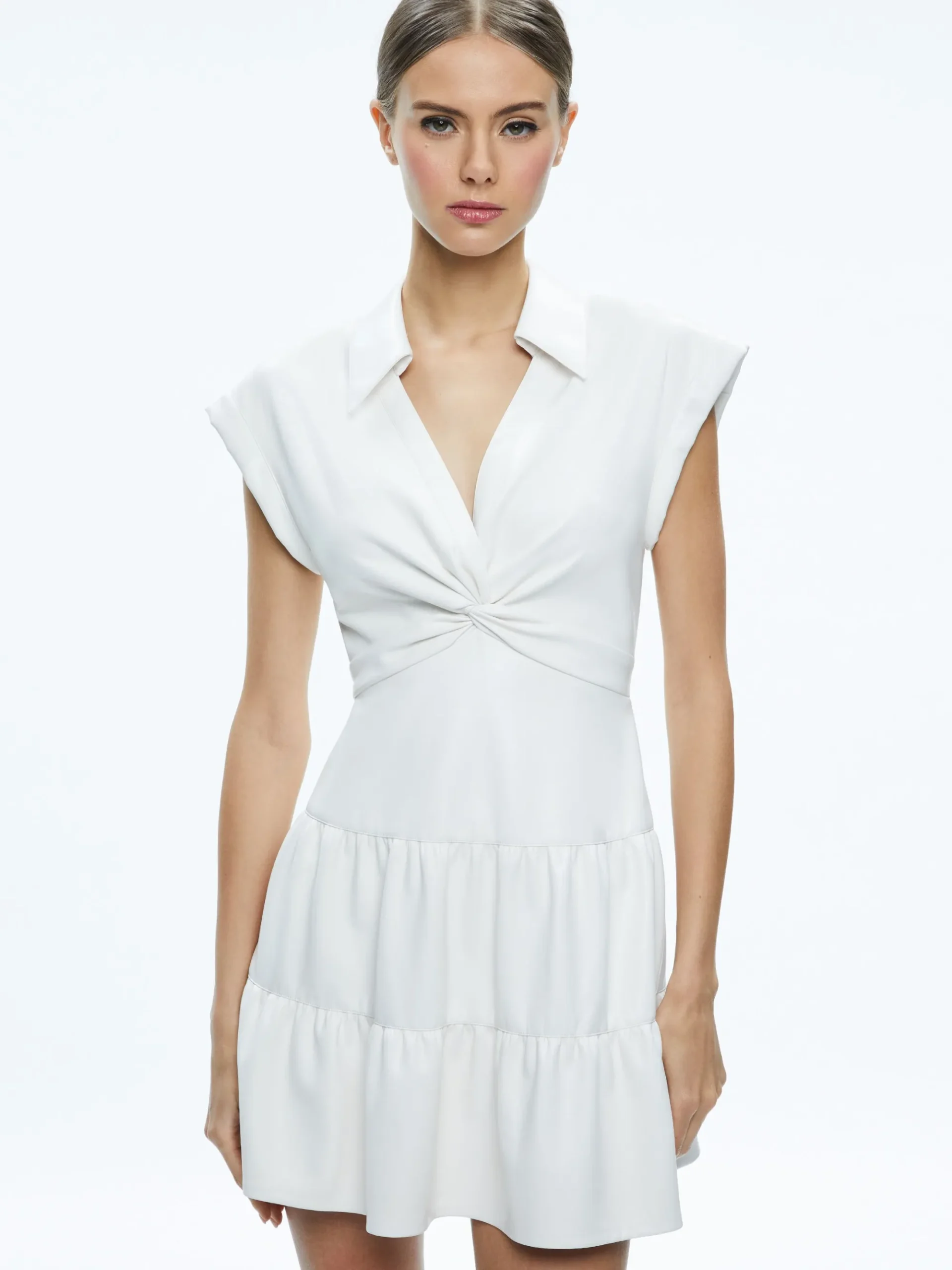 Alice and Olivia MILA VEGAN MINI DRESS