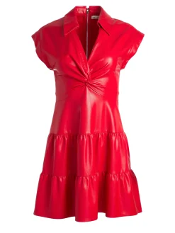 Alice and Olivia MILA VEGAN MINI DRESS