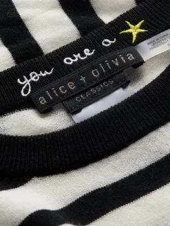 Alice and Olivia MITCHELL WOOL PULLOVER