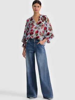 Alice and Olivia MORANNE BLOUSE