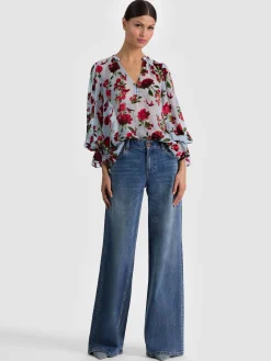 Alice and Olivia MORANNE BLOUSE