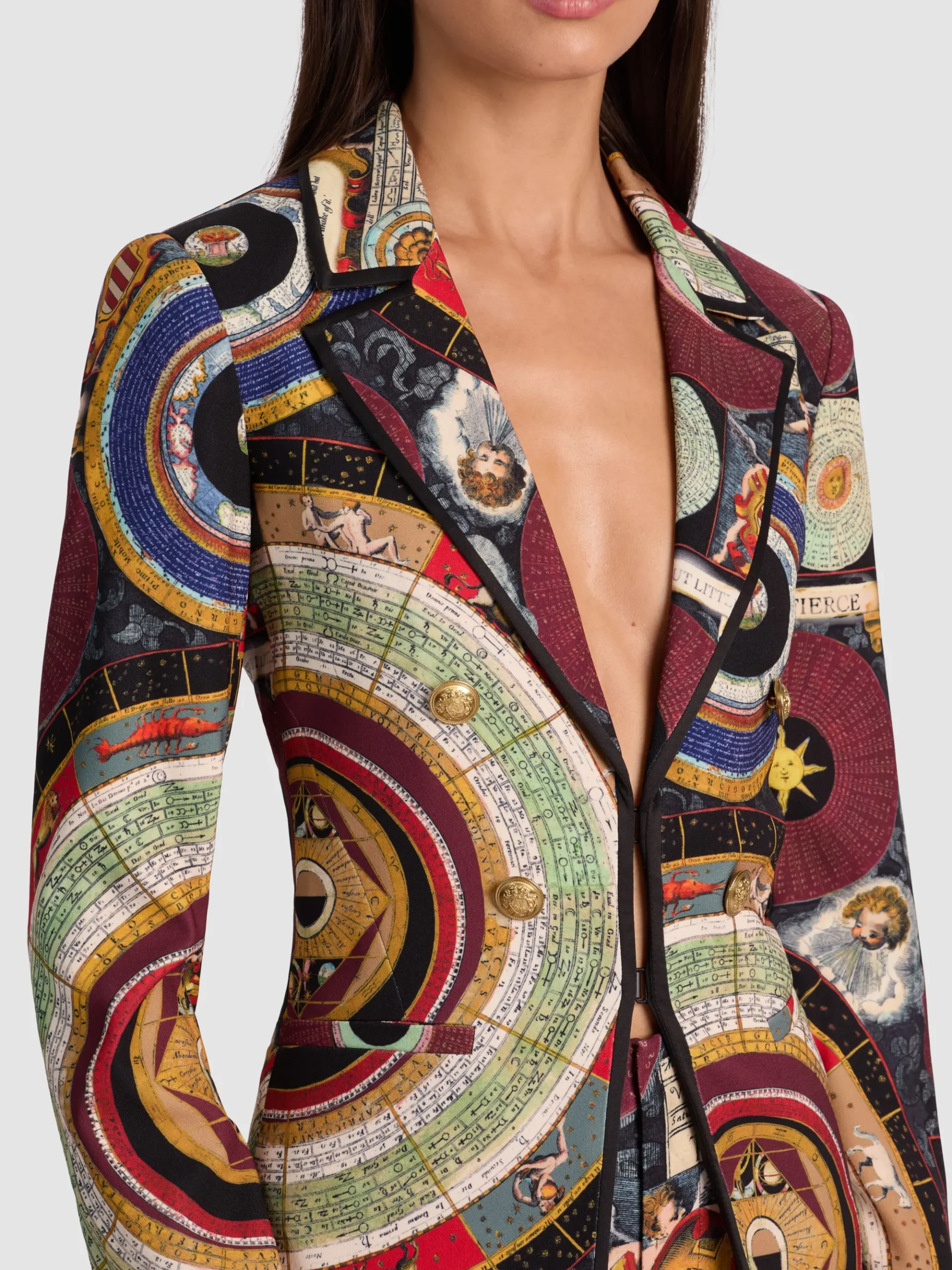 Alice and Olivia MYA PRINTED BLAZER