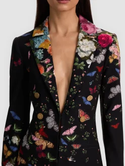Alice and Olivia MYA PRINTED BLAZER
