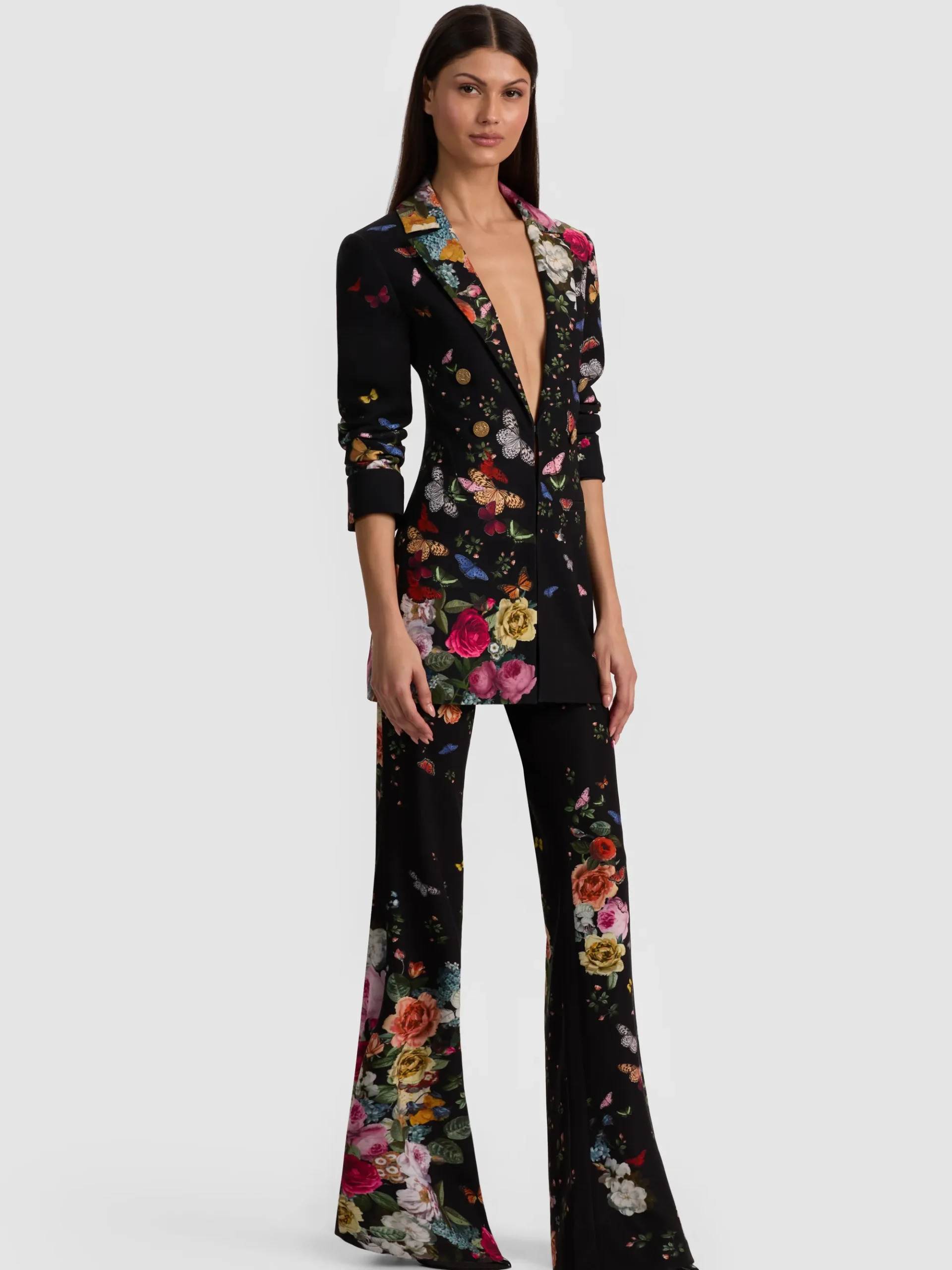 Alice and Olivia MYA PRINTED BLAZER