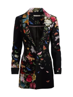 Alice and Olivia MYA PRINTED BLAZER