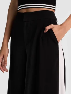 Alice and Olivia NESSI TROUSER WITH SIDE STRIPE