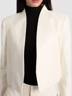 Alice and Olivia NEW HARVEY LEATHER JACKET