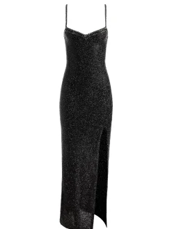 Alice and Olivia NINA EMBELLISHED MAXI DRESS