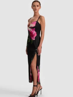 Alice and Olivia NINA MIDI DRESS