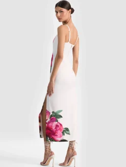 Alice and Olivia NINA MIDI DRESS