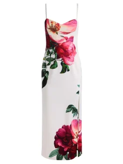 Alice and Olivia NINA MIDI DRESS