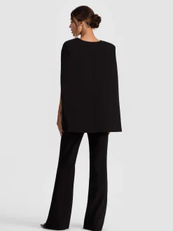 Alice and Olivia NOVA CAPE JUMPSUIT