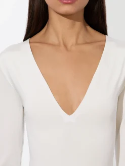 Alice and Olivia OLEA LONG SLEEVE BODYSUIT