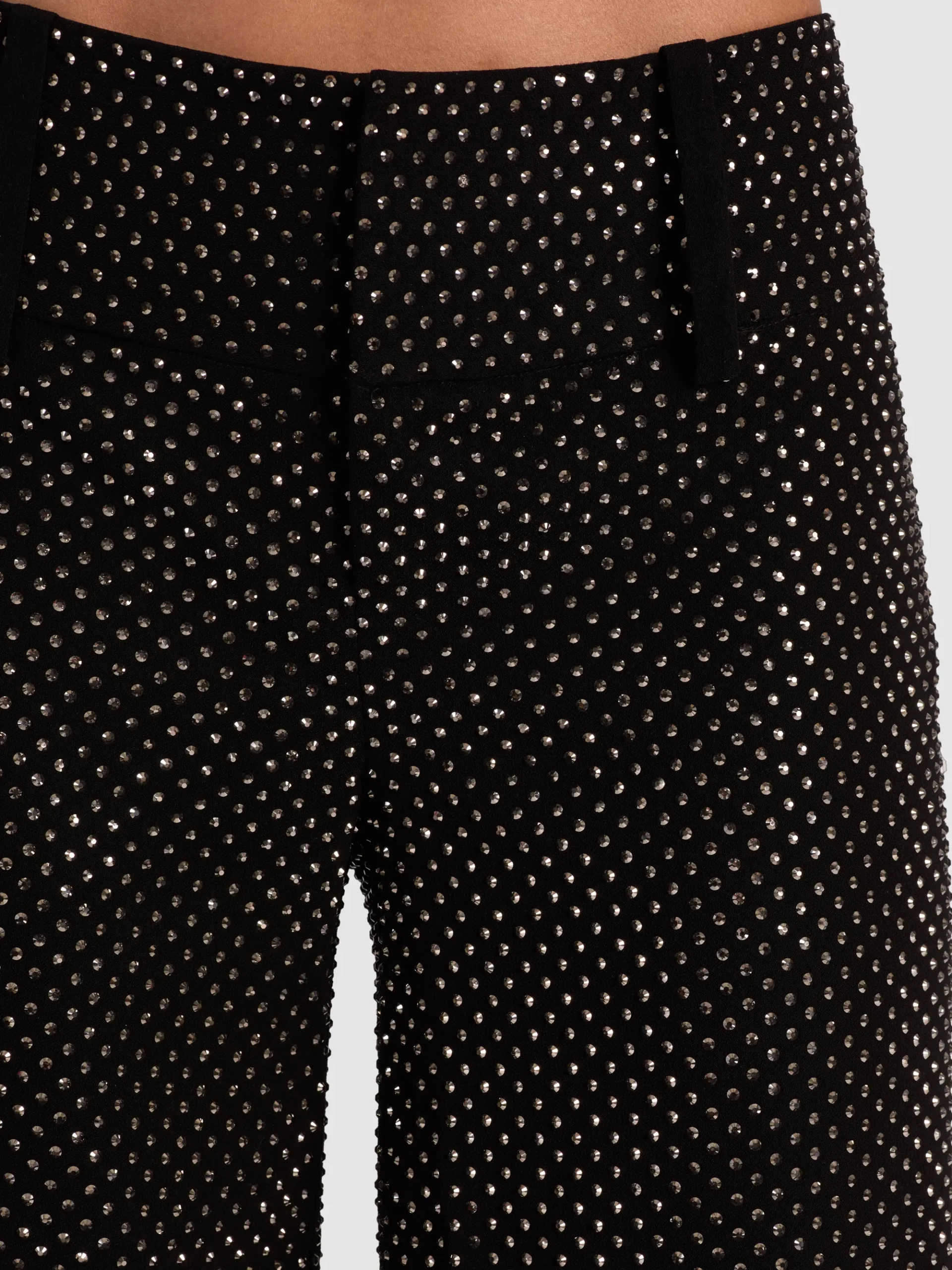Alice and Olivia OLIVIA EMBELLISHED WIDE LEG PANT