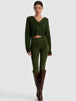 Alice and Olivia OLIVIA SUEDE LEGGING