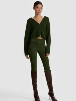 Alice and Olivia OLIVIA SUEDE LEGGING