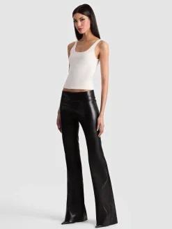 Alice and Olivia OLIVIA VEGAN BOOTCUT PANT