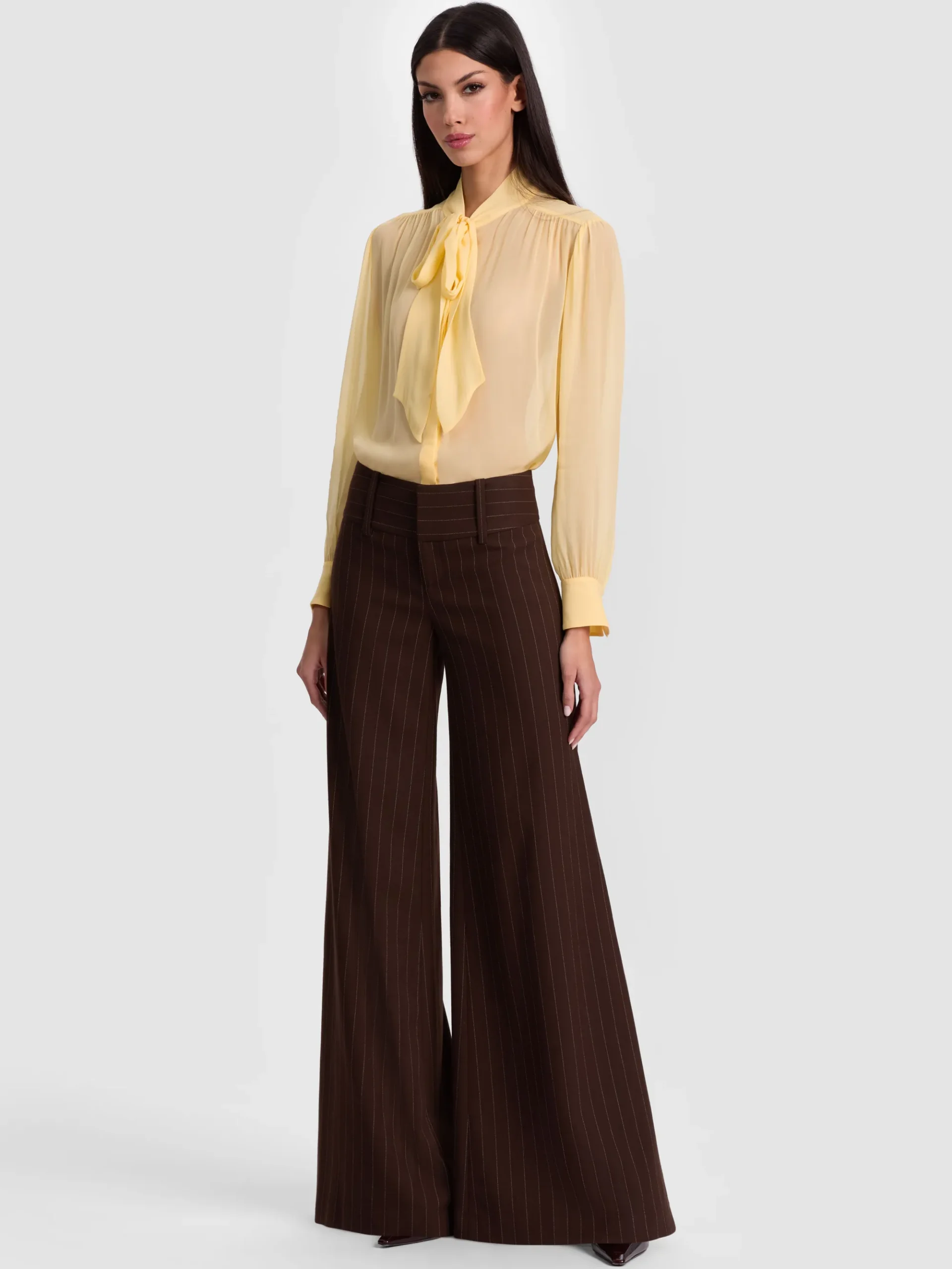 Alice and Olivia OLIVIA WIDE LEG PANT
