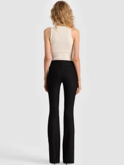 Alice and Olivia OLIVIA WOOL BOOTCUT PANT