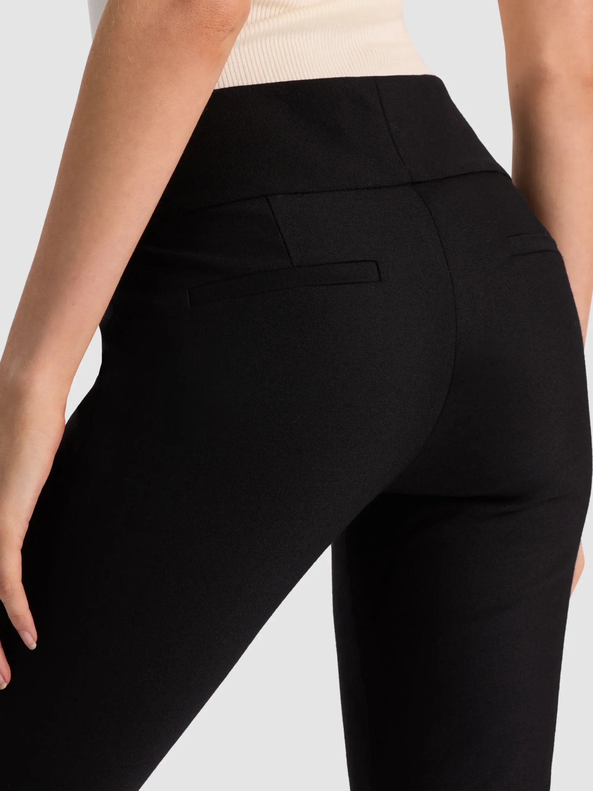 Alice and Olivia OLIVIA WOOL BOOTCUT PANT