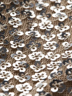 Alice and Olivia PIPPA SEQUIN BODYSUIT