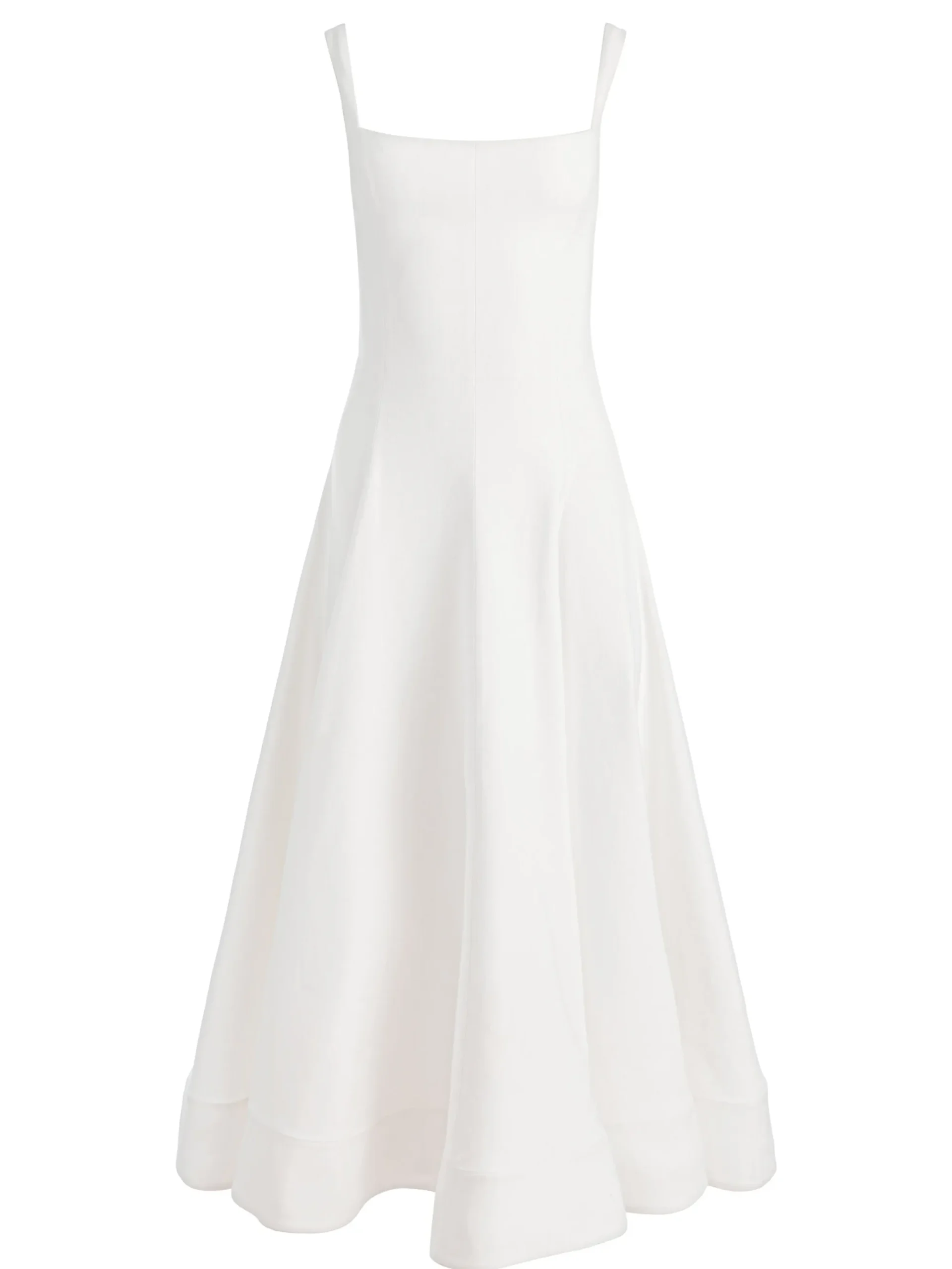 Alice and Olivia POLLY FLARED MIDI DRESS