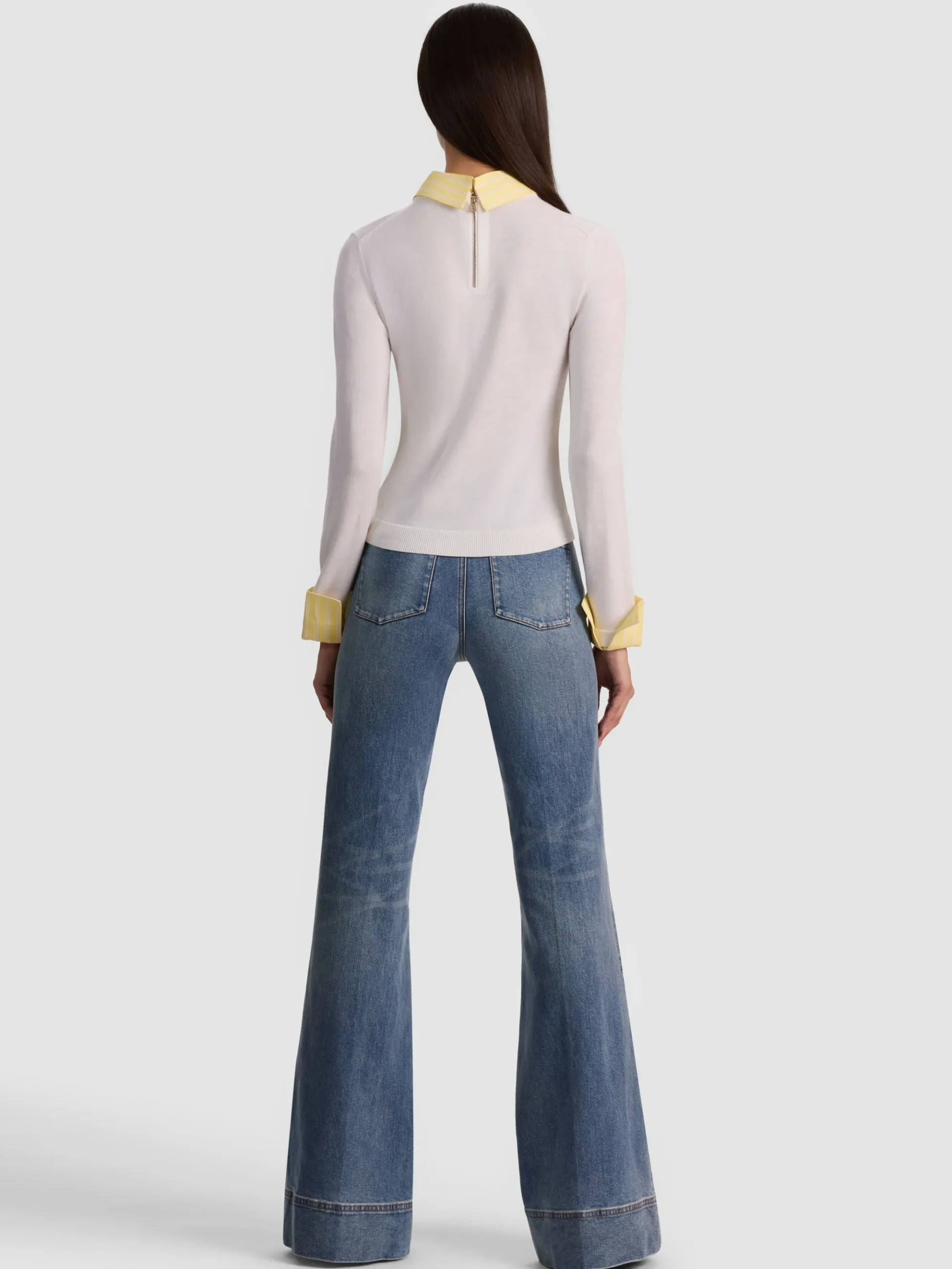 Alice and Olivia PORLA COLLARED SWEATER