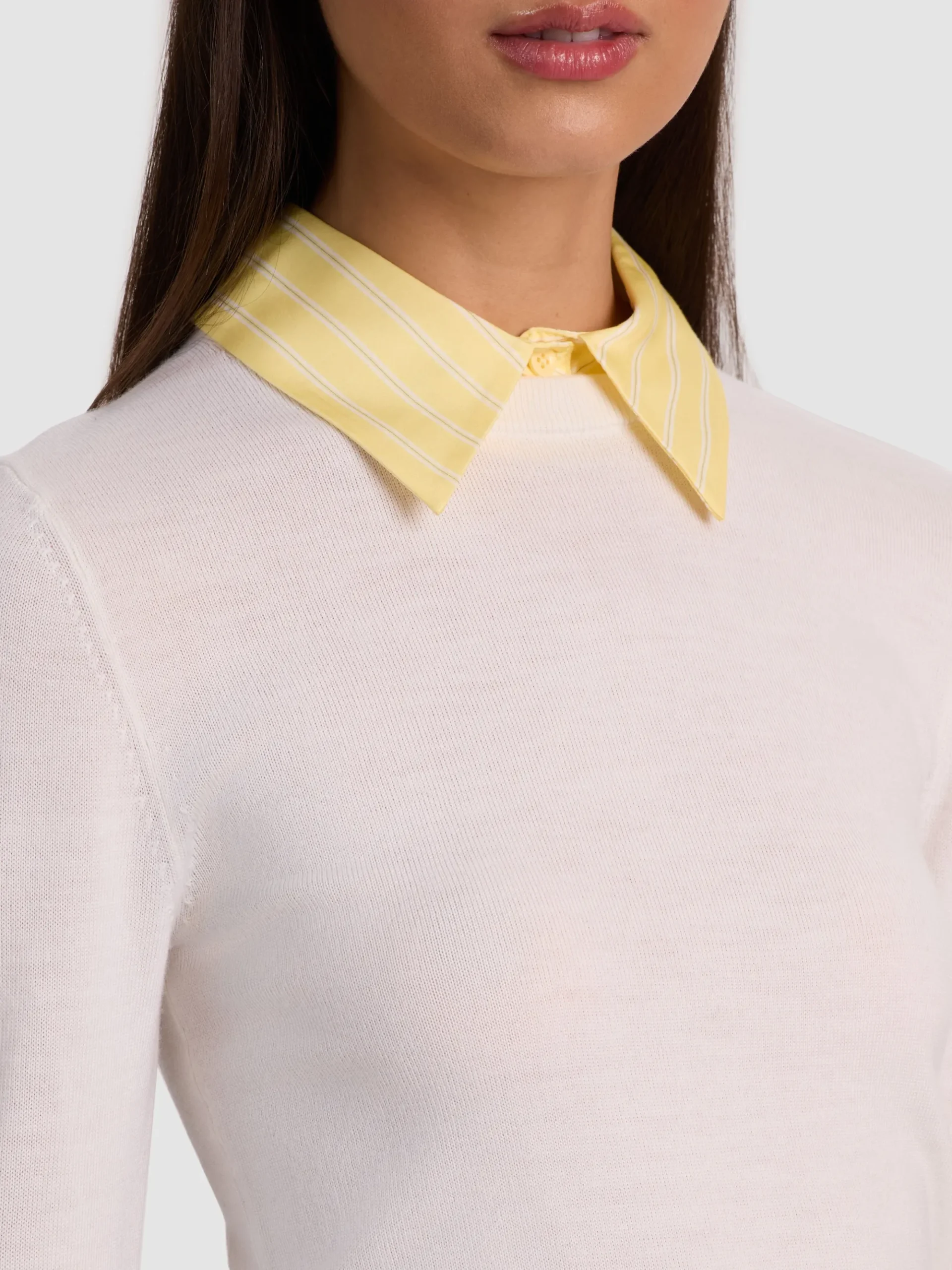 Alice and Olivia PORLA COLLARED SWEATER