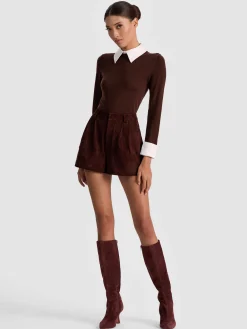 Alice and Olivia PORLA COLLARED SWEATER